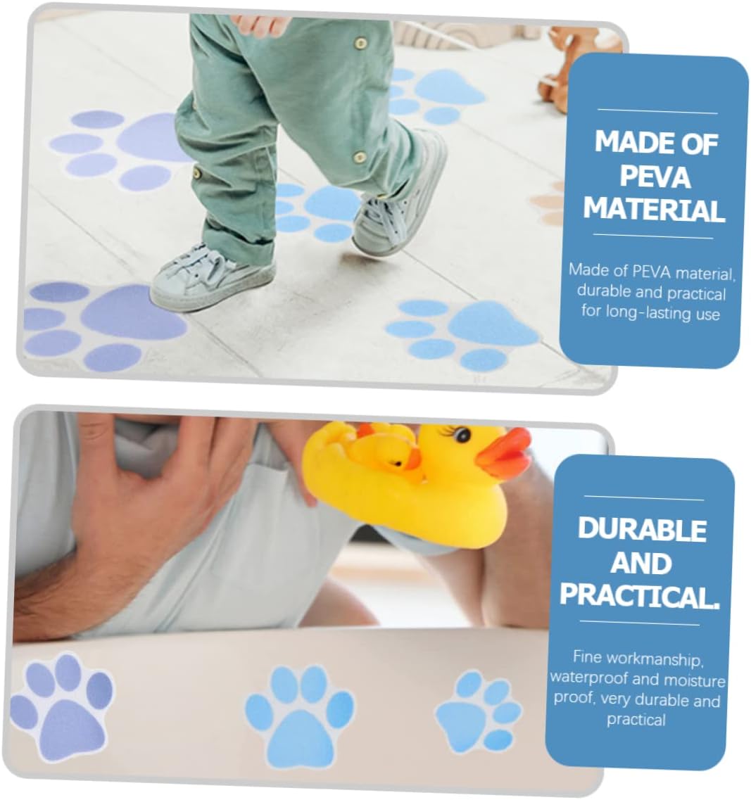 10pcs Cartoon Dog Paw Non-Slip Bathtub Decals