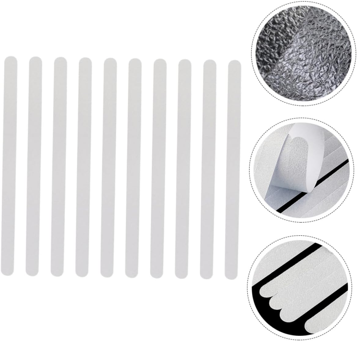 VOSAREA 42pcs Non-Slip Stickers for Bath Shower Kitchen Pool