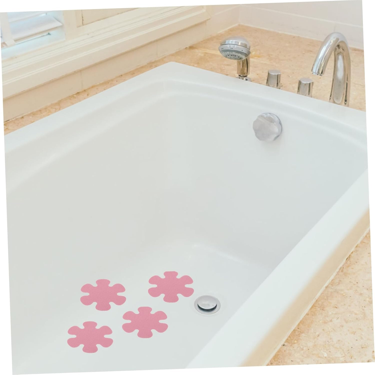 Mobestech Non-Slip Sticker Set 20pcs for Bathtub and Stairs