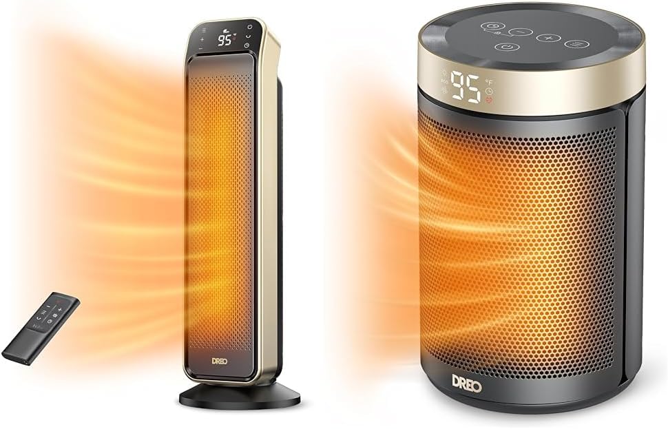 Dreo Space Heater for Large Rooms and Quiet Warmth