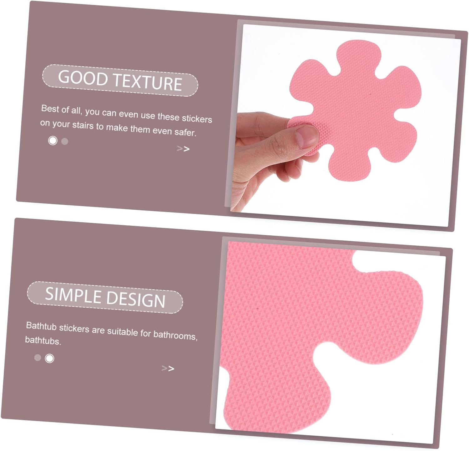 MAGICLULU Non-Slip Tub Shower Stickers for Bathroom Safety
