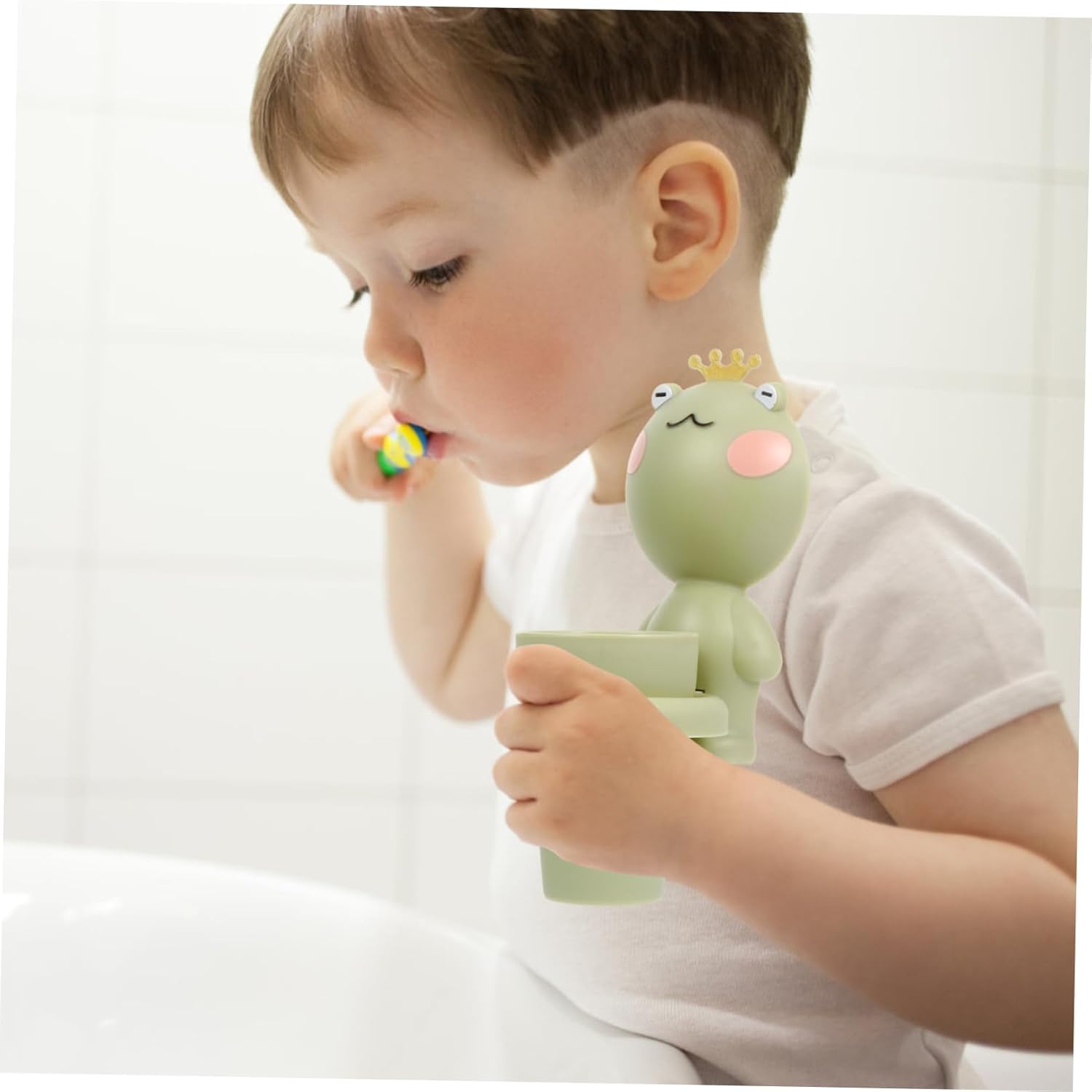 Cartoon Toothbrush Holder - Wall Mounted Bathroom Organizer
