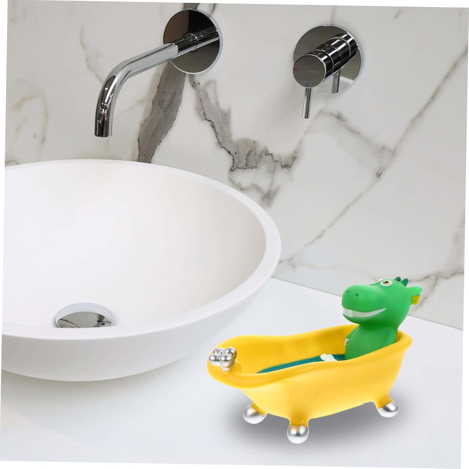 PRETYZOOM Dinosaur Soap Drain Box Storage Case