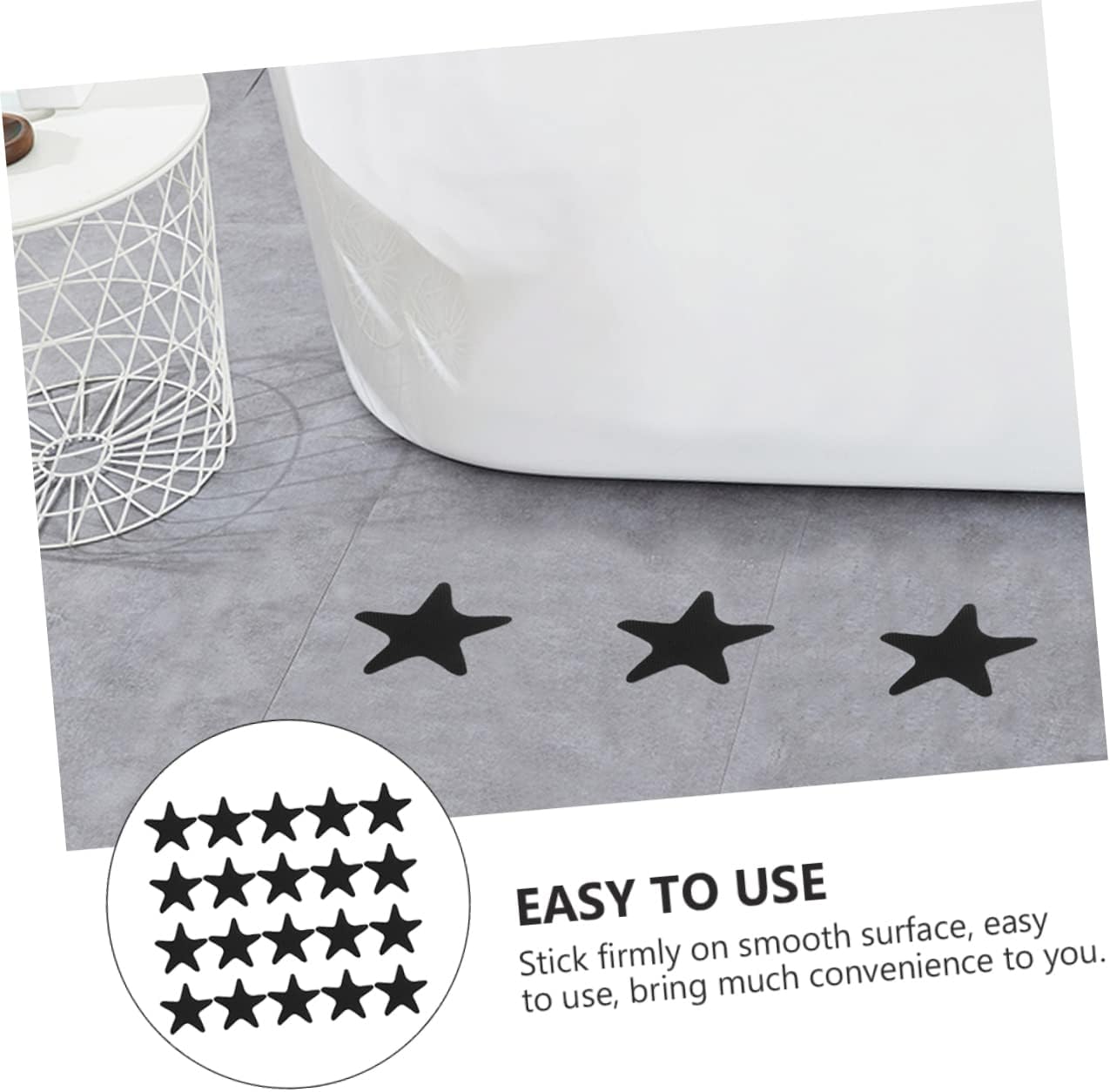 40PCS Non-Slip Bathtub Stickers for Bath Kitchen Pool