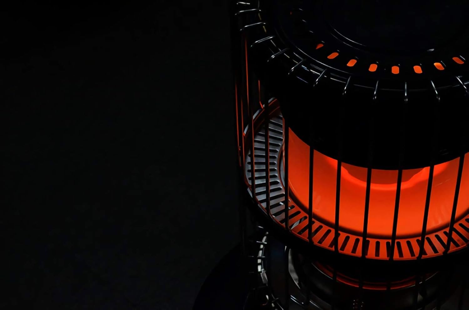 UBACKS 23800 BTU Convection Kerosene Heater Black