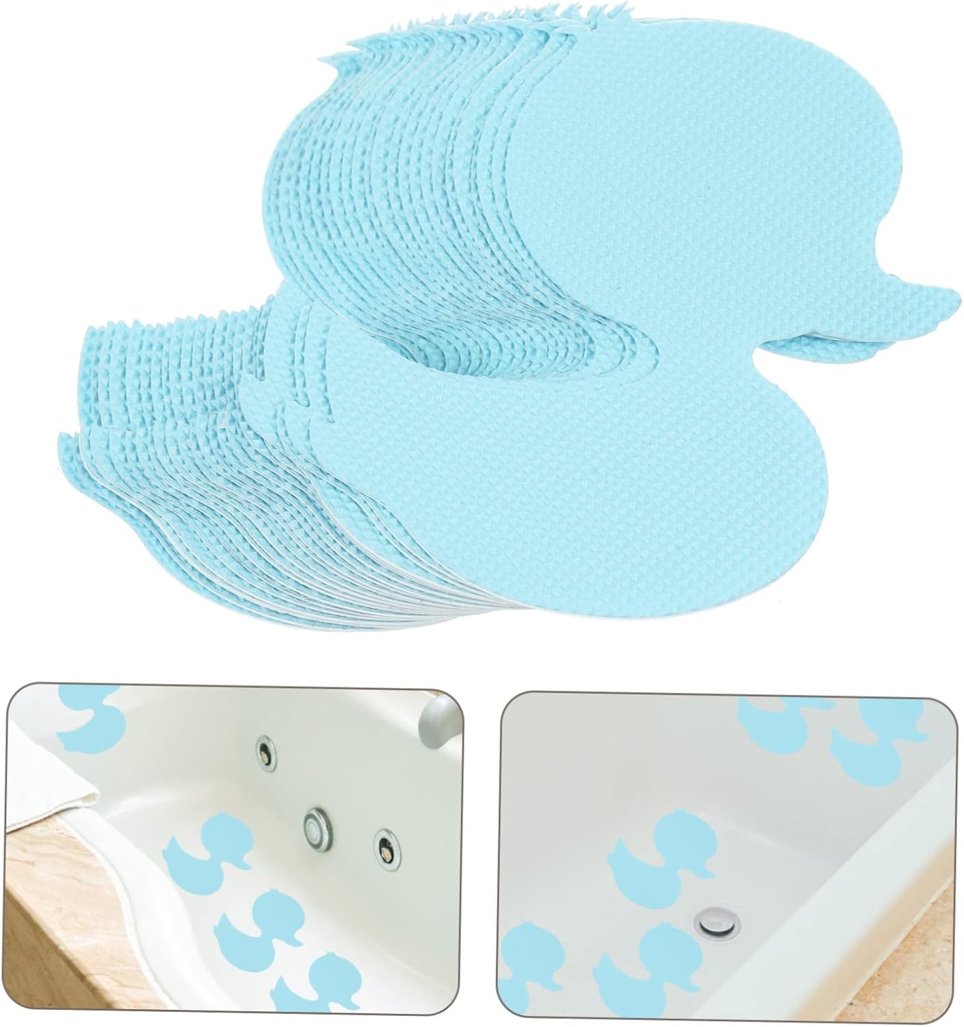 24pcs Duck Bath Tub Stickers Non-Slip Decals for Bathroom Safety