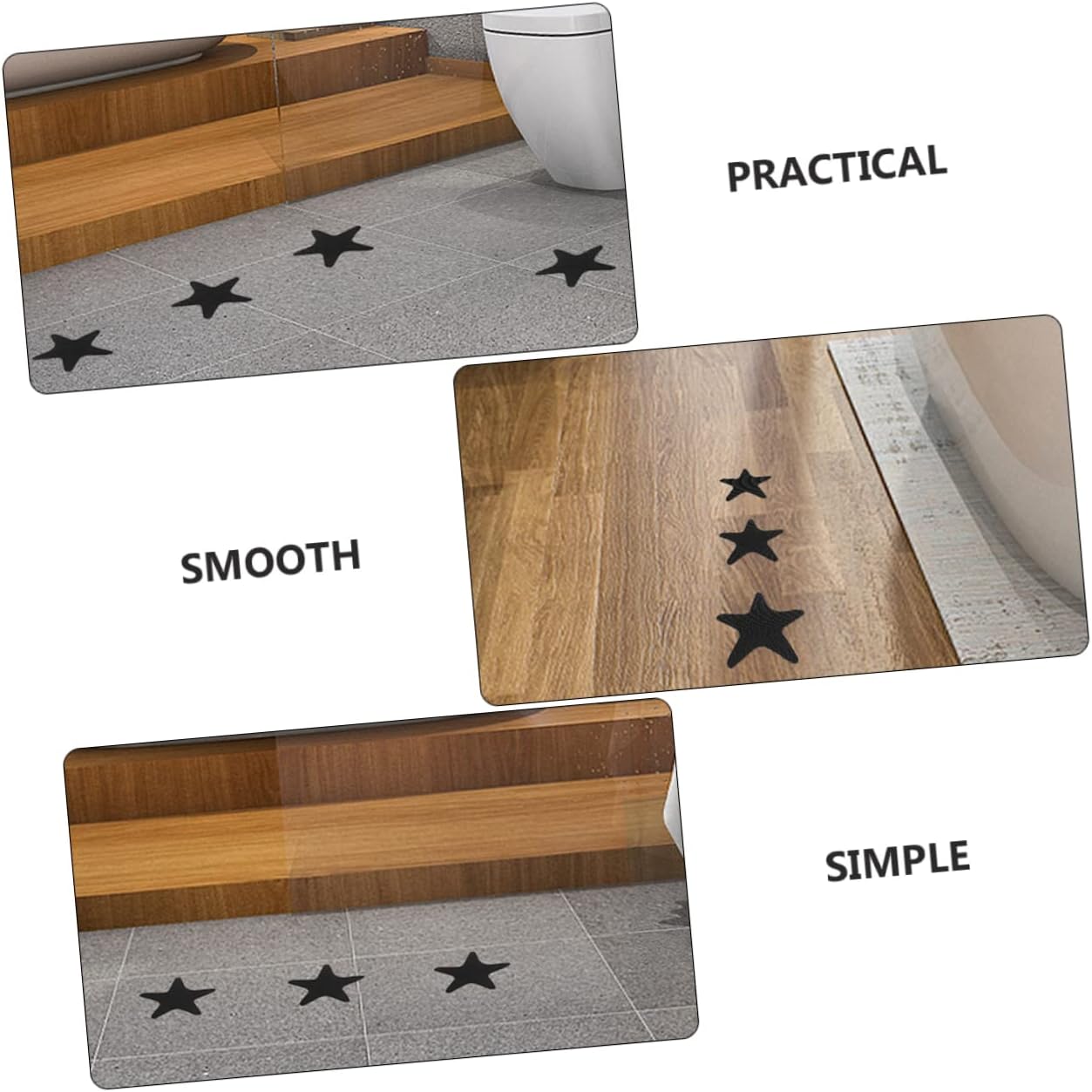 Cabilock 40pcs Non-Slip Bathtub Stickers with Anti-Slip Grip