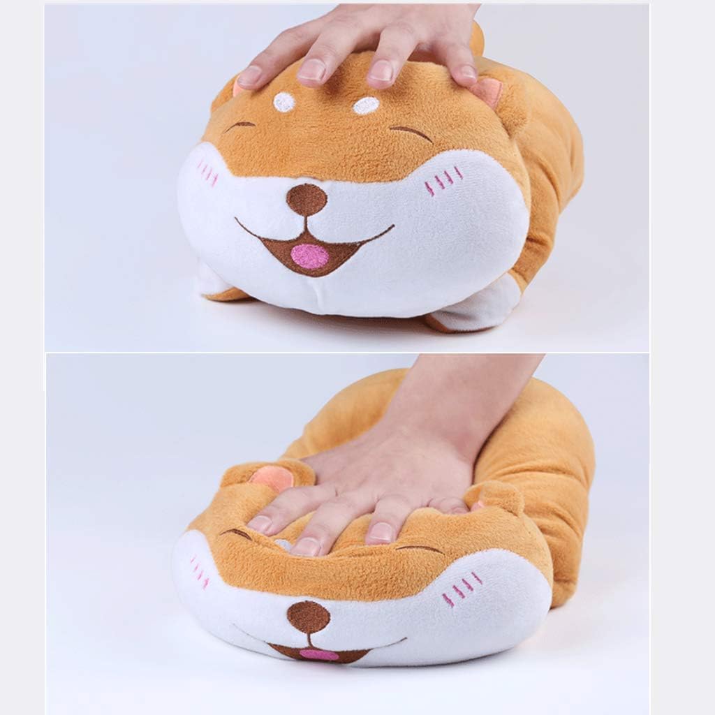 Plush Anime Tissue Holder with Adjustable Strap - Shiba Inu Design