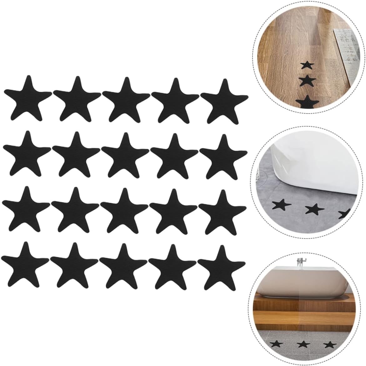 40PCS Non-Slip Bathtub Stickers for Bath Kitchen Pool