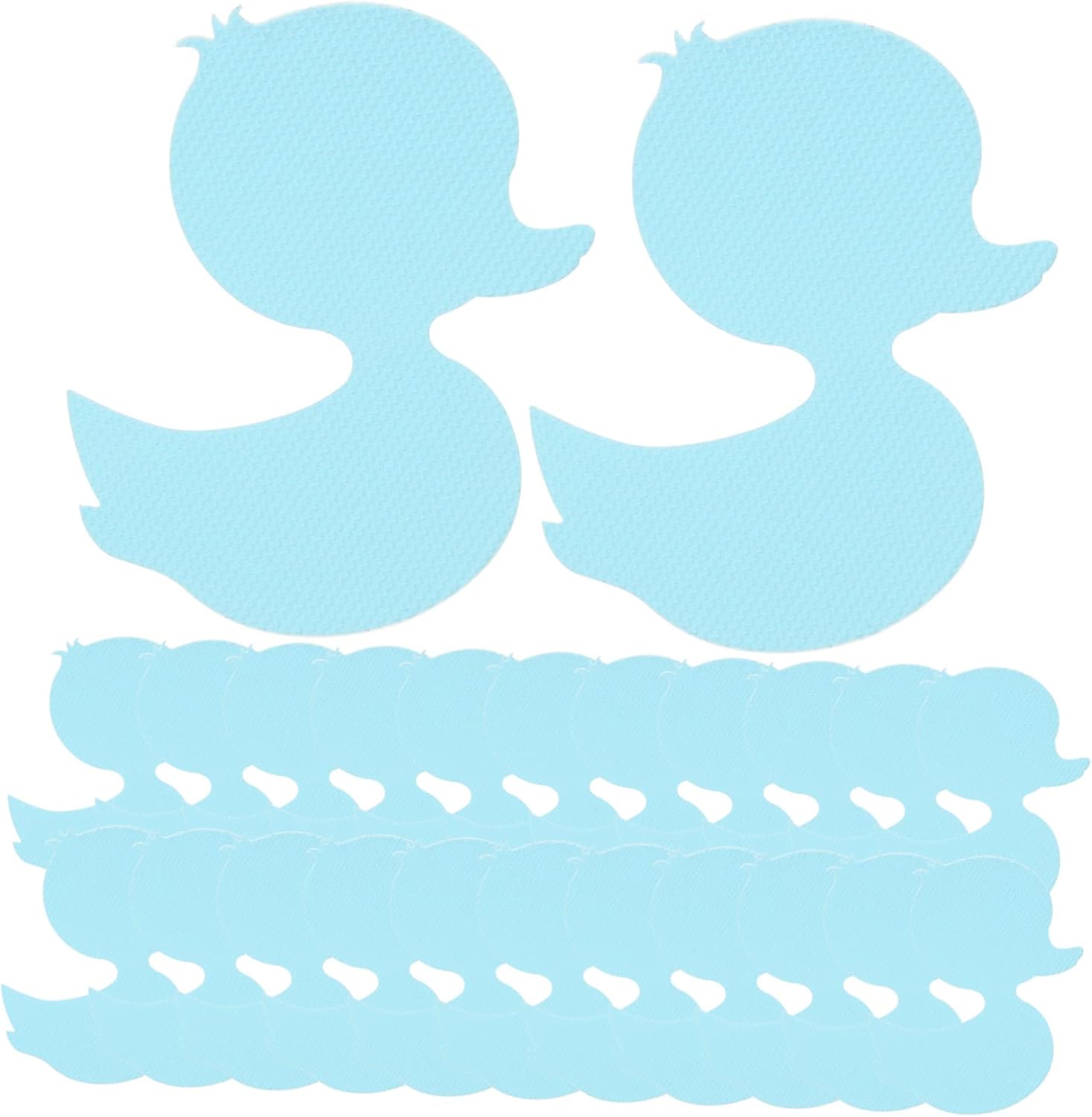 TOPPERFUN 24Pcs Duck Shaped Nonslip Bathtub Stickers