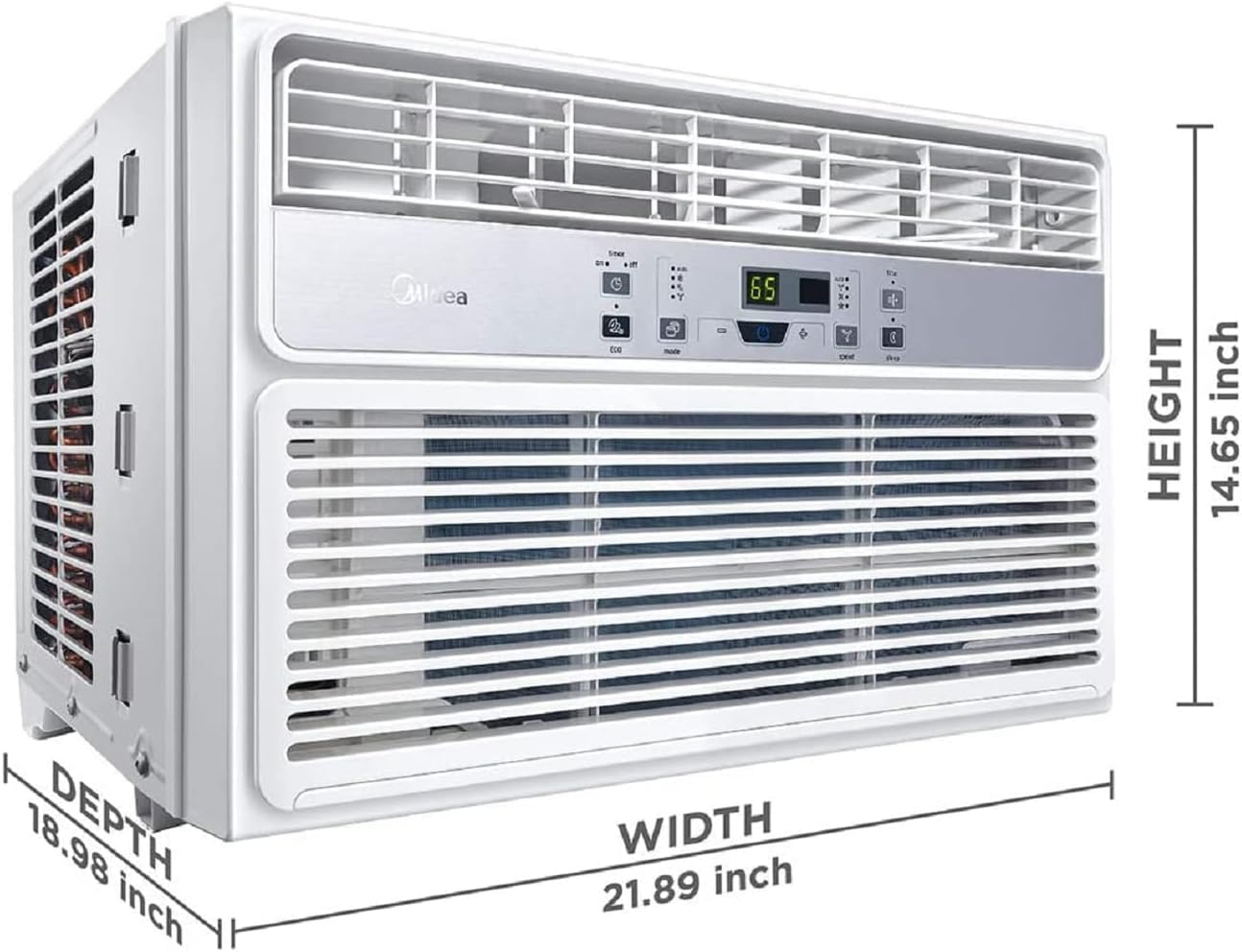 Midea 12000 BTU 3-in-1 Window AC with Fan and Dehumidifier