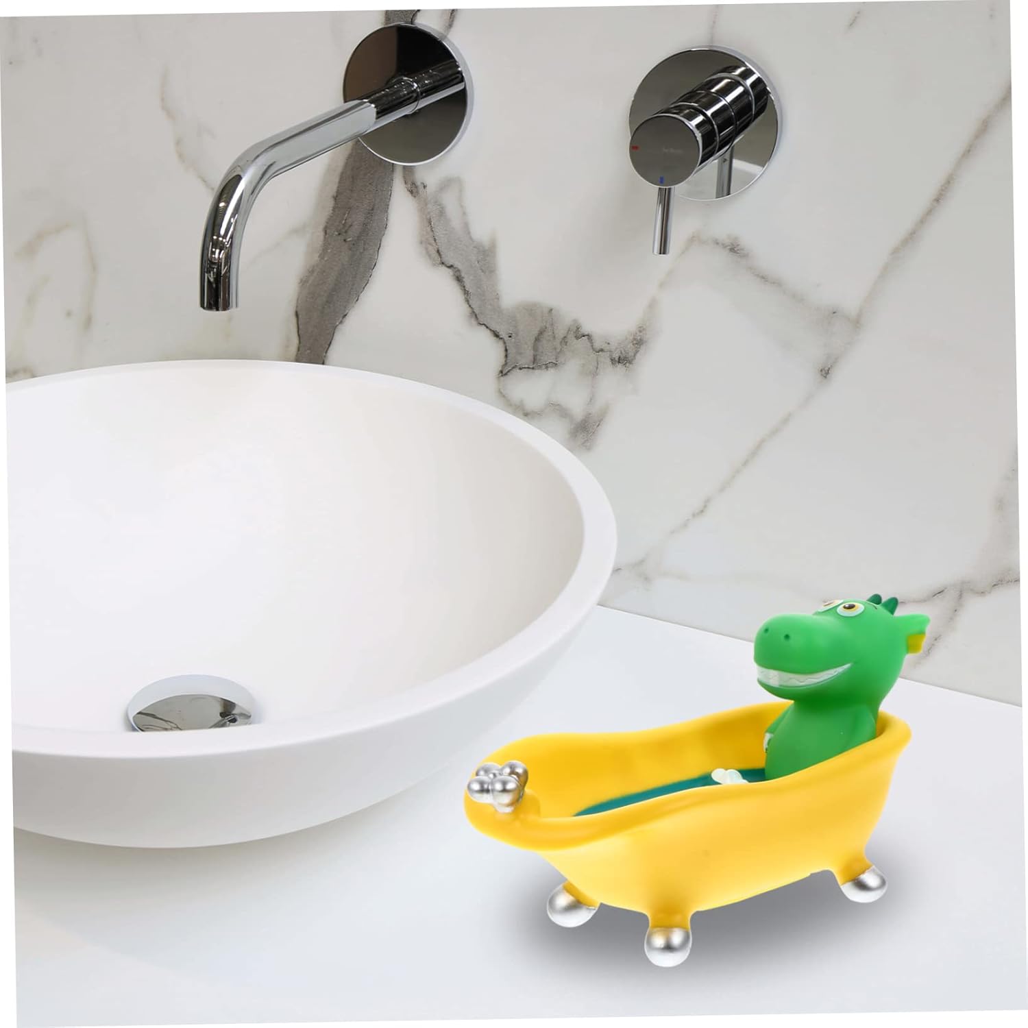 Dinosaur Bath Shape Soap Drain Case Holder