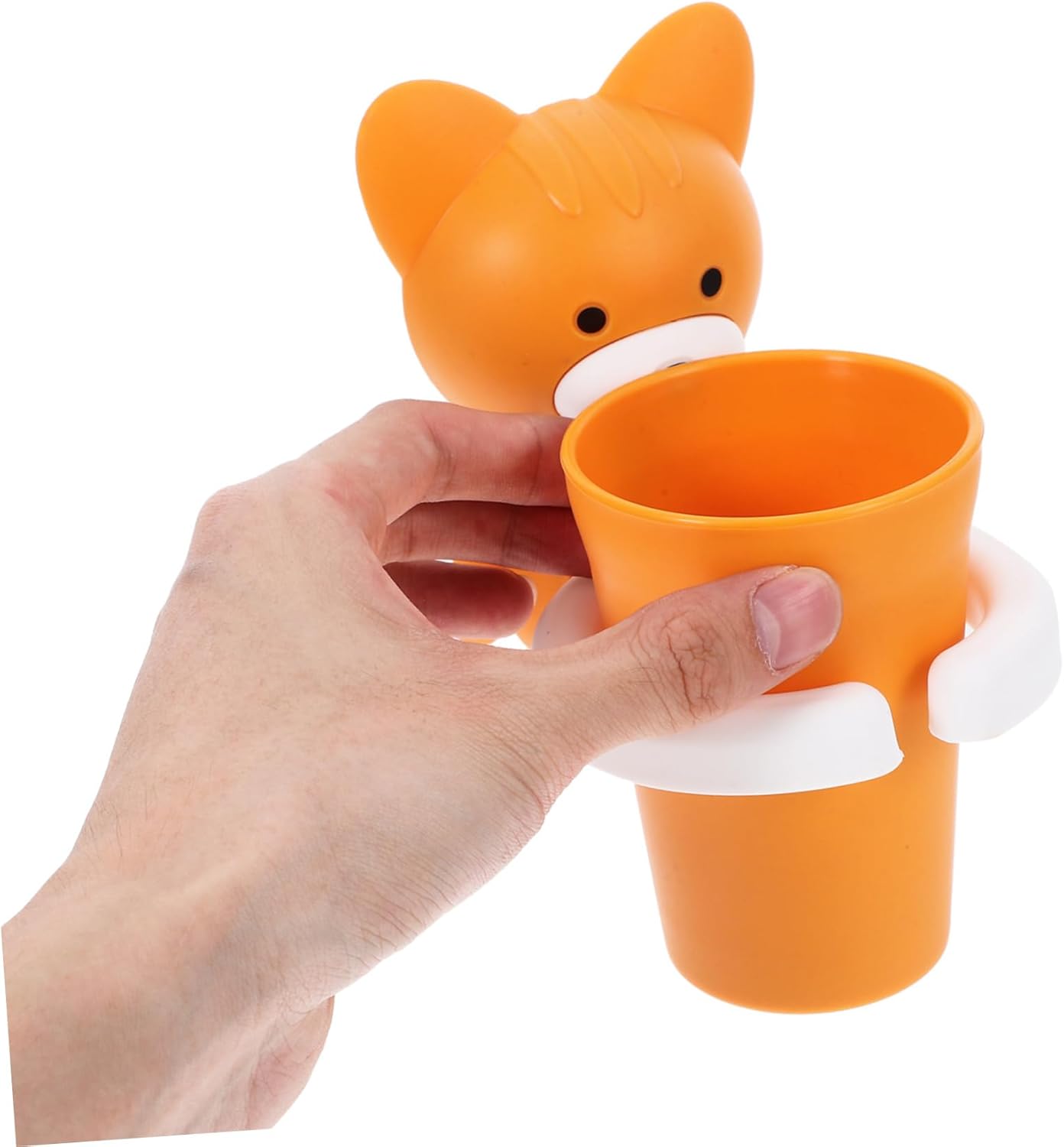 Ciieeo 2sets Cartoon Toothbrush Holder Organizer for Bathroom