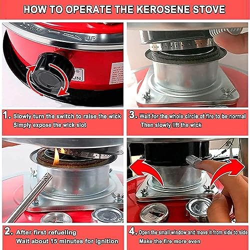 YEXLXLN Kerosene Heater Stove 9000 BTU Indoor Outdoor Portable