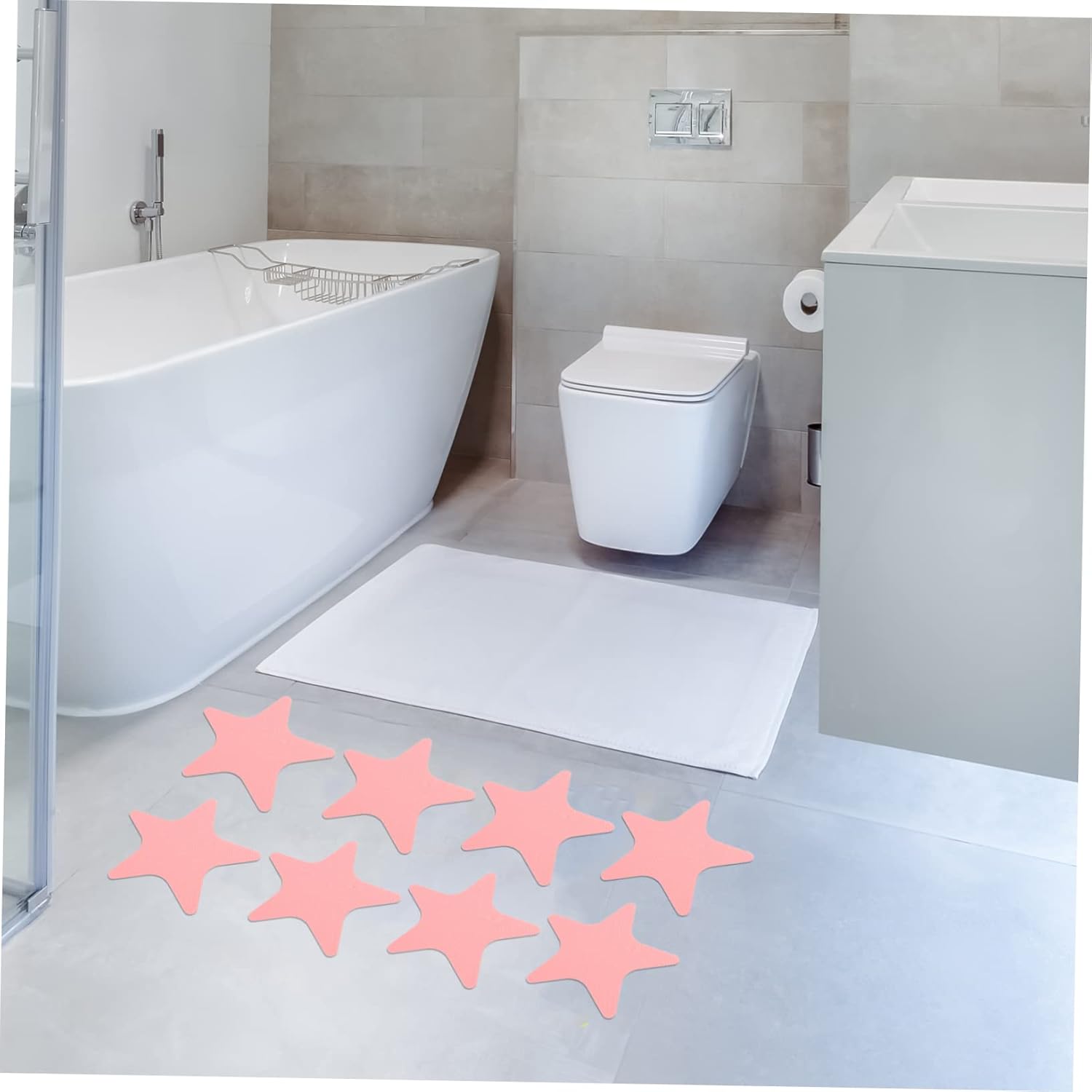 Garneck Star Shaped Non-Skid Bath Stickers