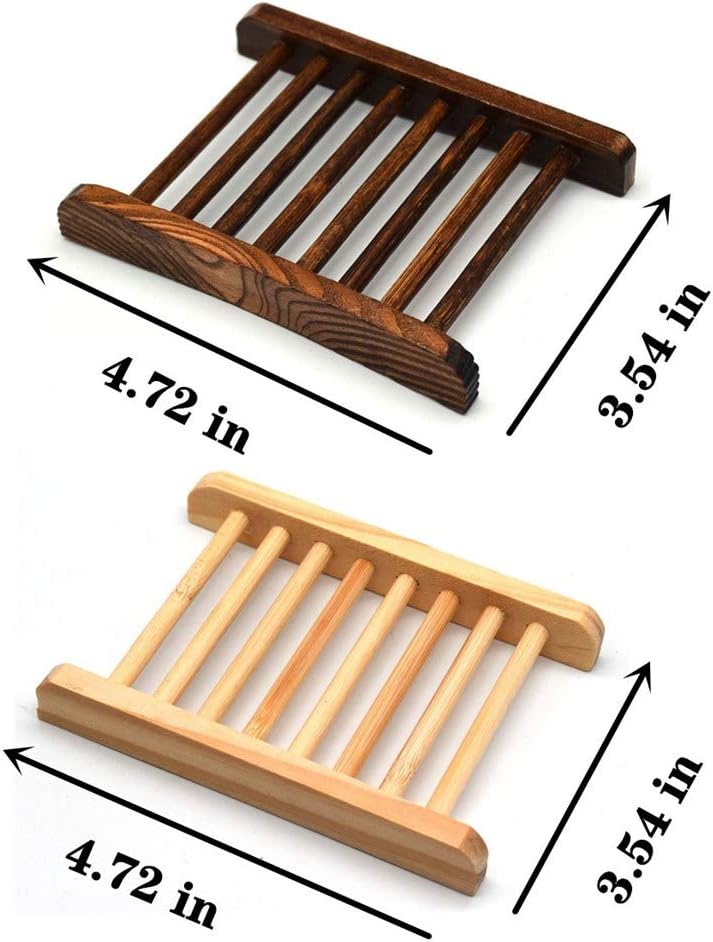 60 Piece Bamboo Soap Holder for Bathroom
