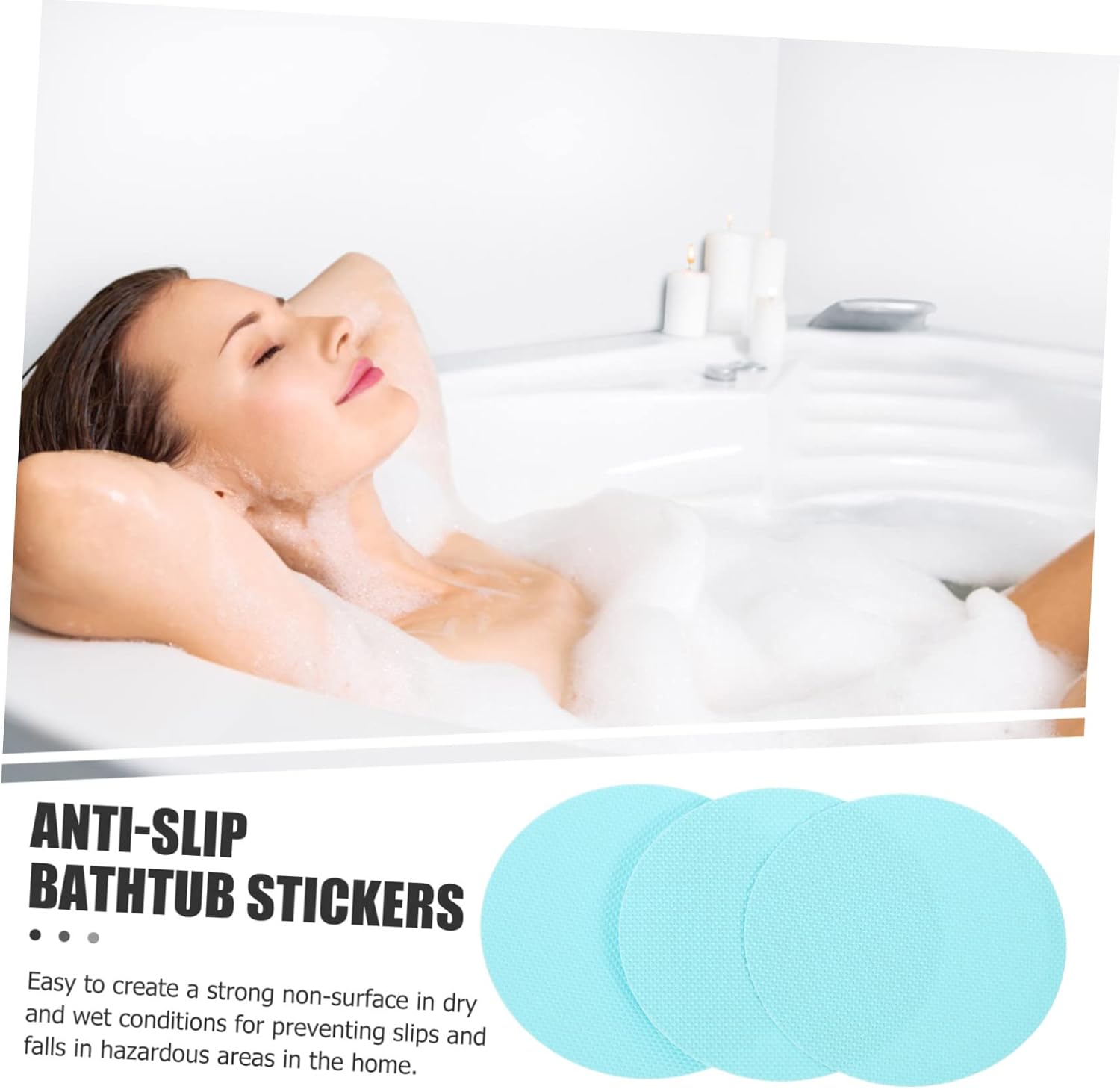 TINEASUR 40pcs Bathtub Stickers Non-Slip Waterproof Decals