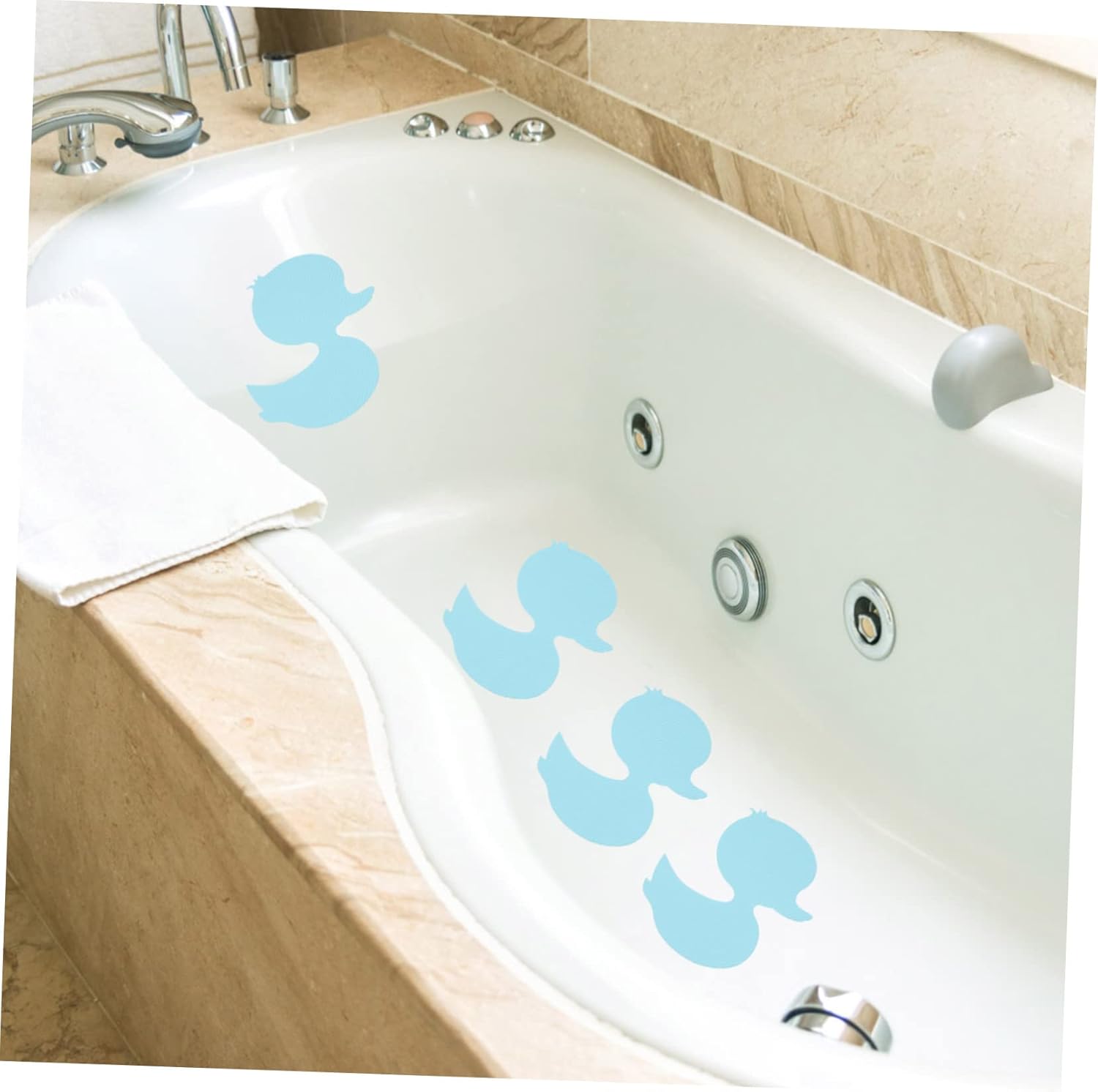 Unomor Anti-Slip Bath Stickers 24pcs Peva Material