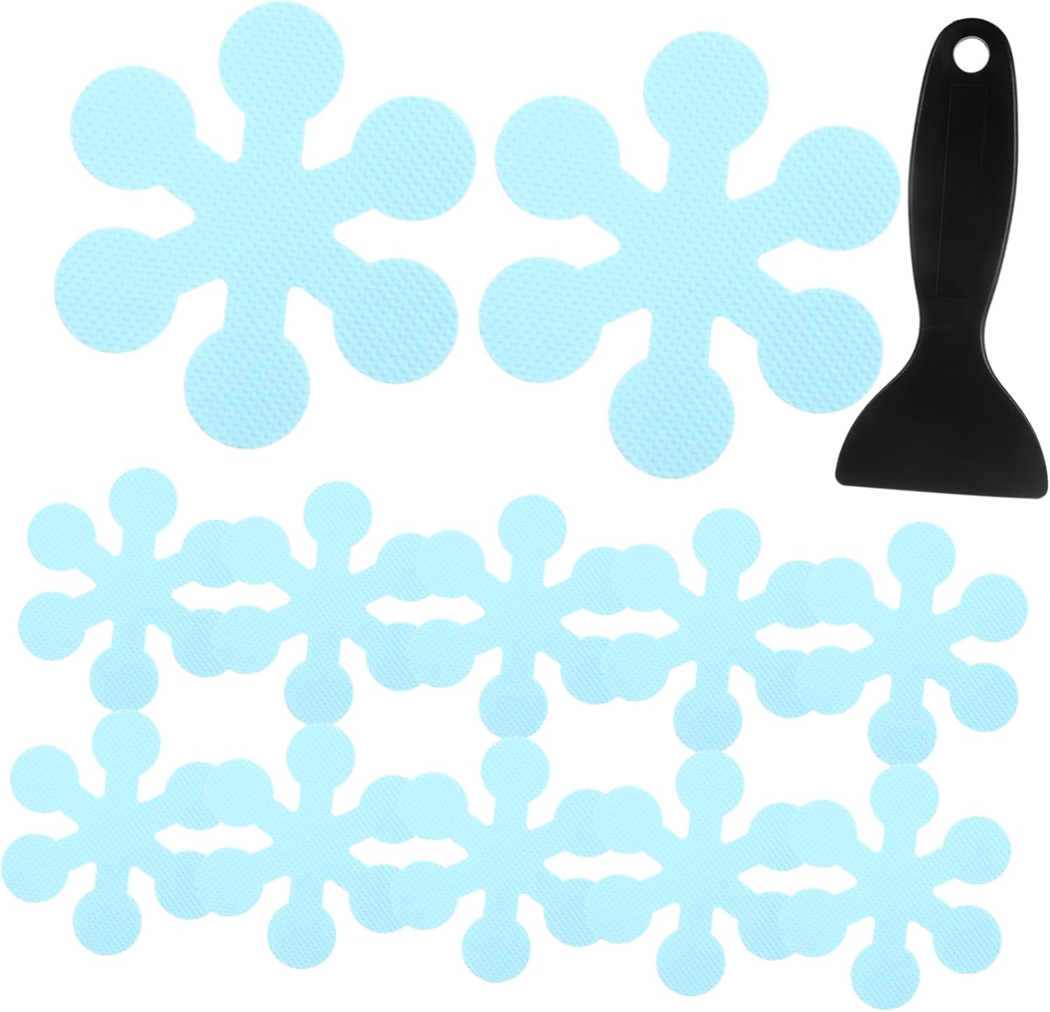 Mobestech Snowflake Non-Slip Bathtub Stickers