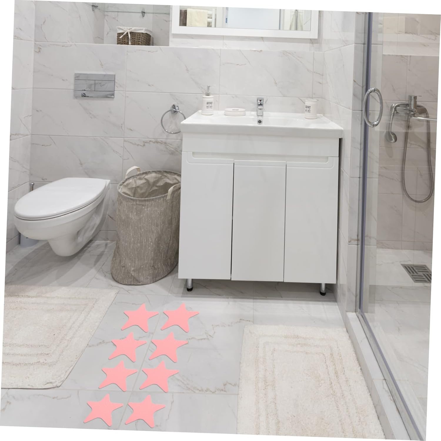 Garneck Star Shaped Non-Skid Bath Stickers