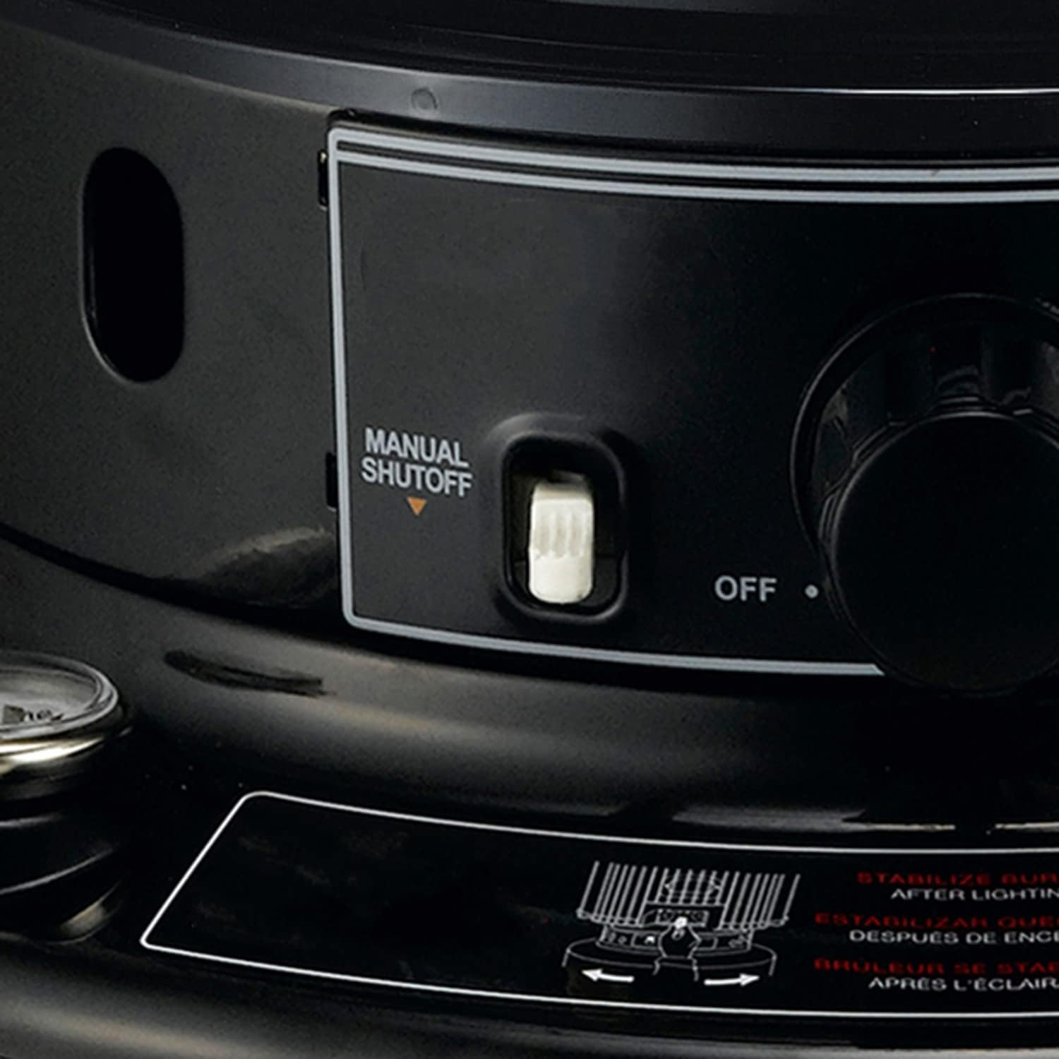 UBACKS 23800 BTU Convection Kerosene Heater Black
