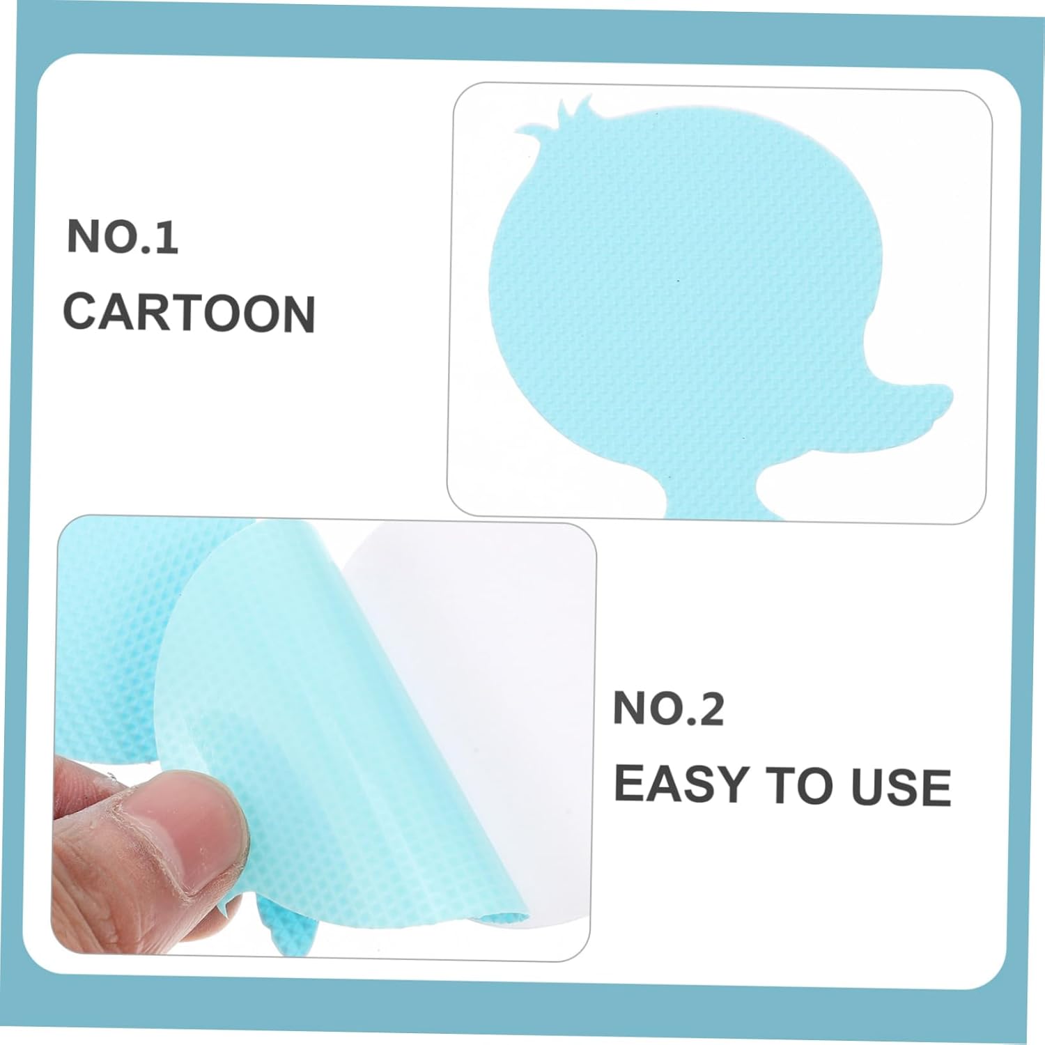 LIFKOME 24Pcs Duck Shaped Nonslip Bathtub Stickers