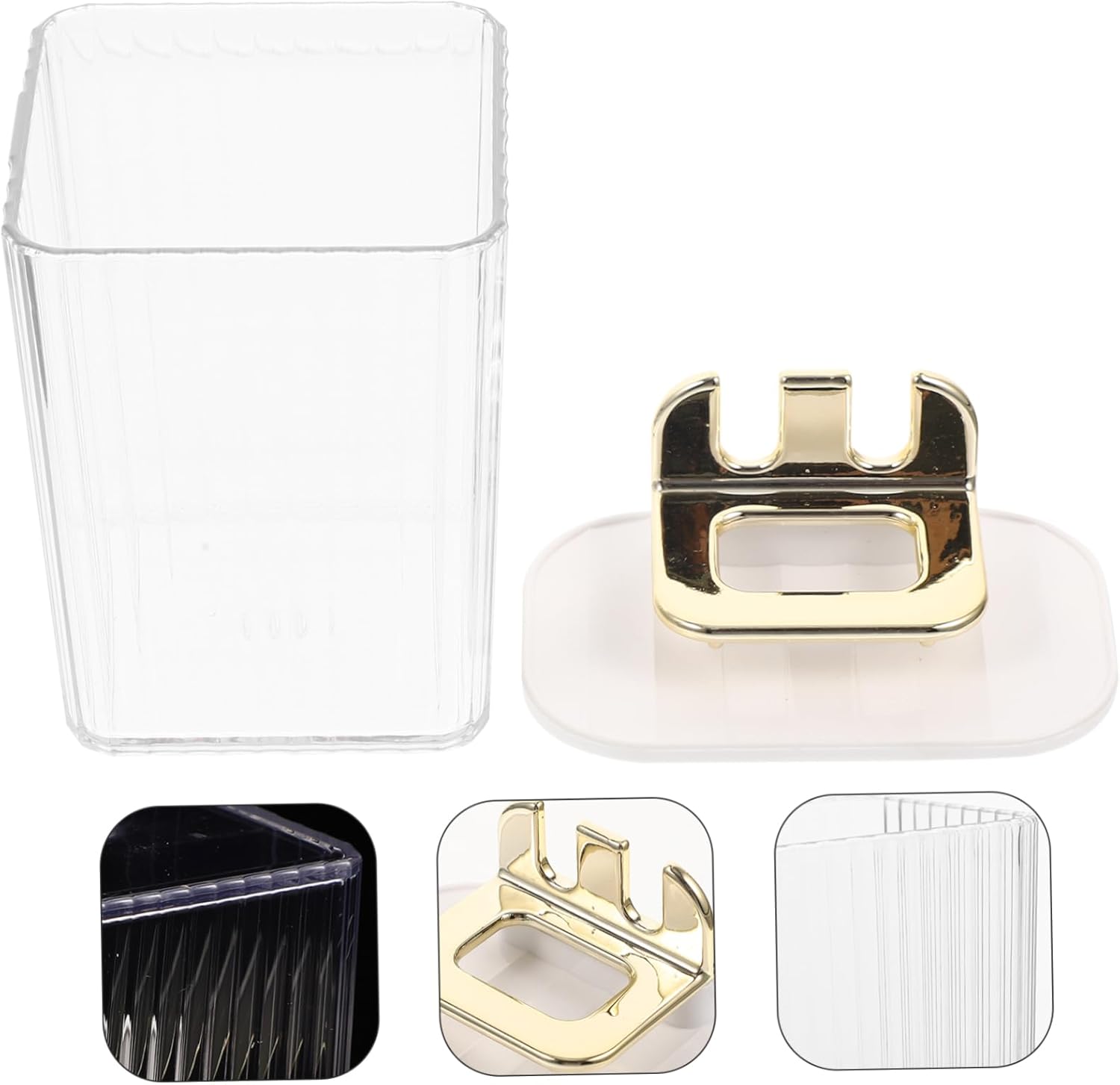 Beatifufu Wall Mount Toothbrush Holder
