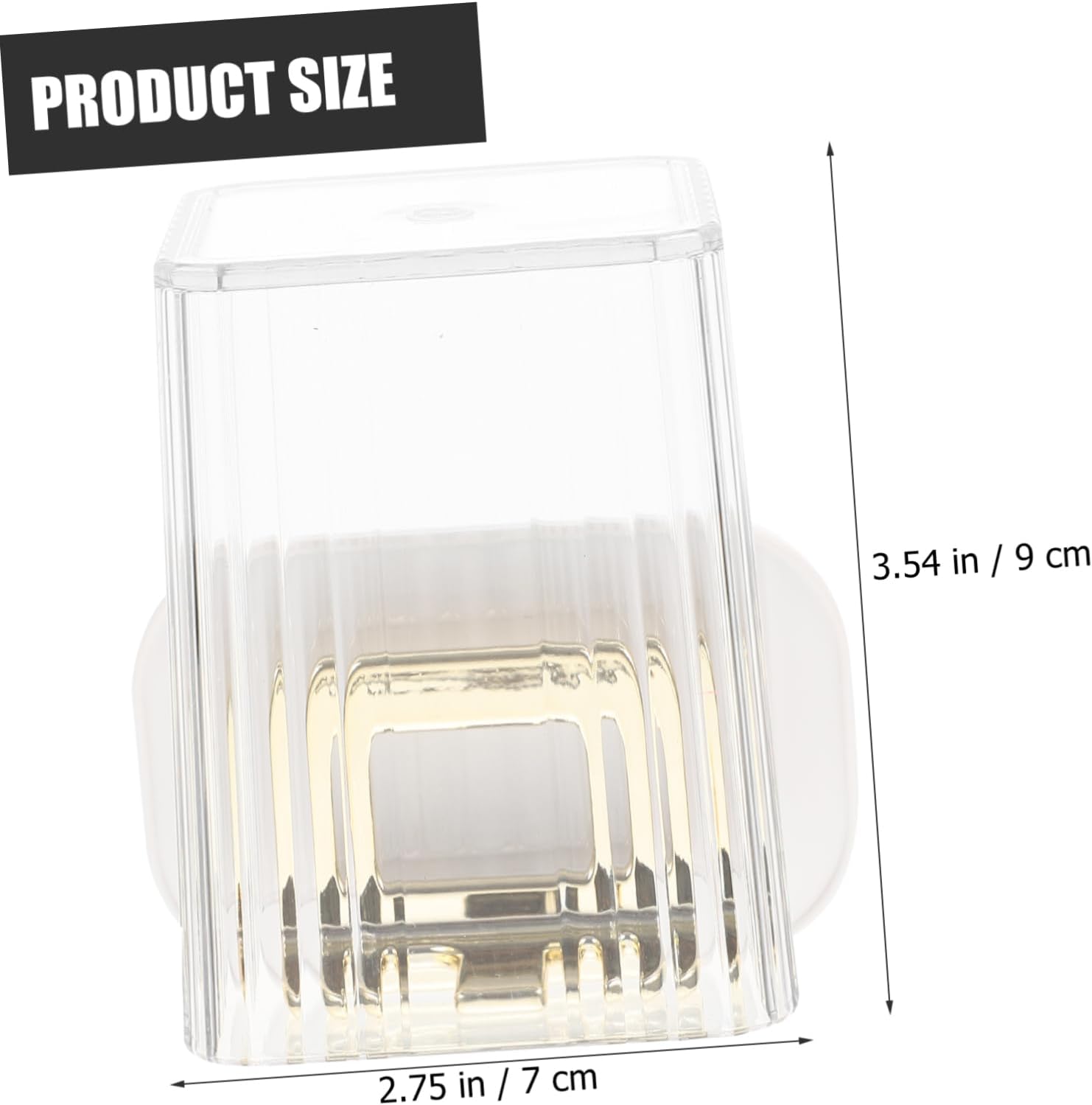 Beatifufu Wall Mount Toothbrush Holder