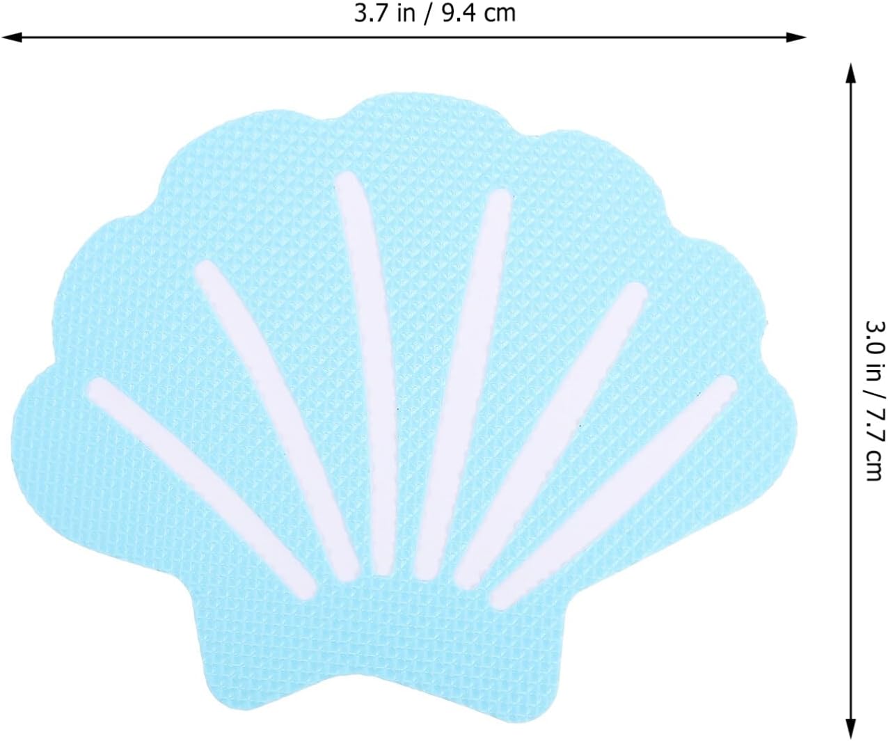 Cabilock 12pcs Shell Anti-Slip Stickers for Bathtub