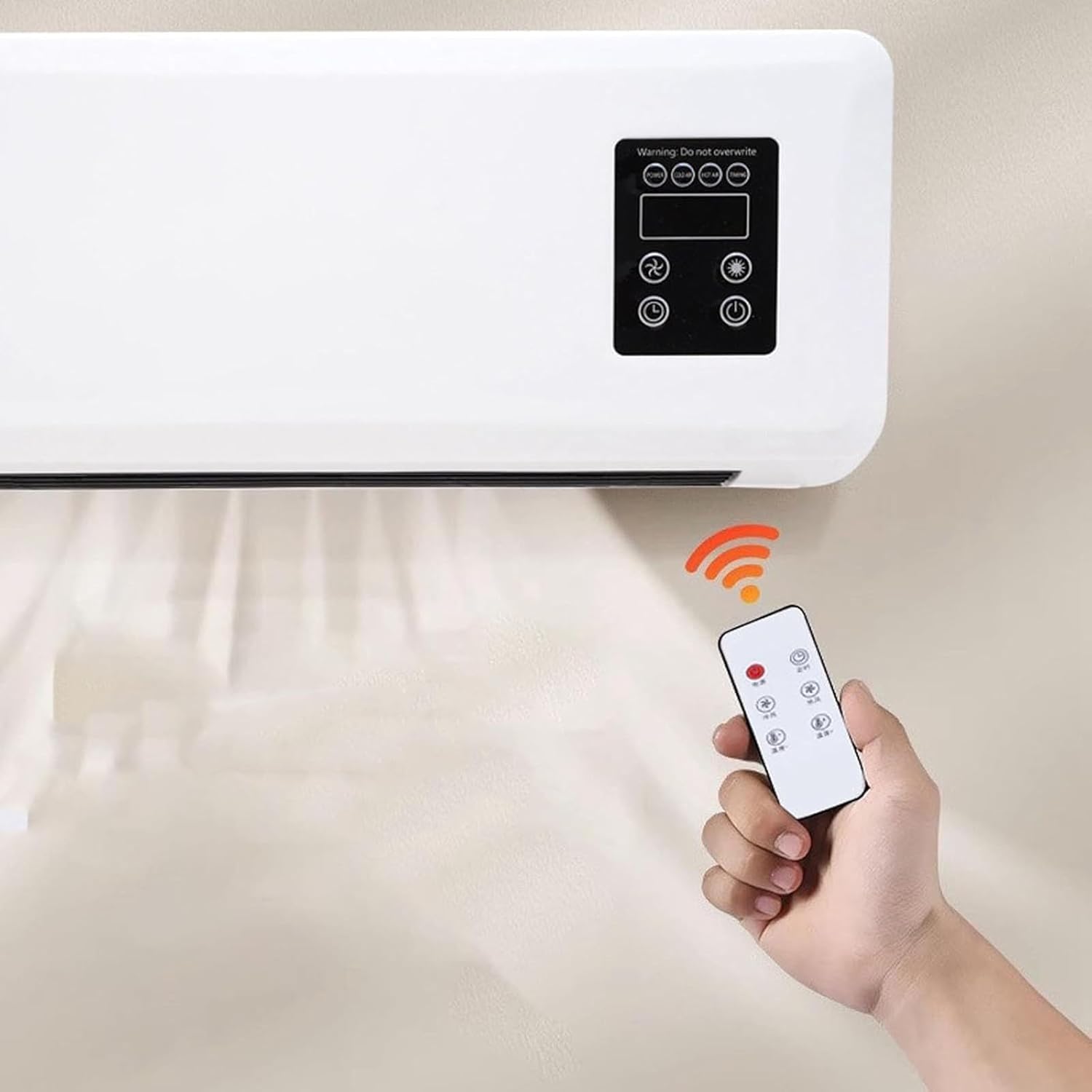 SanKeJin WZ Wall Mounted Heater with Fan and Remote
