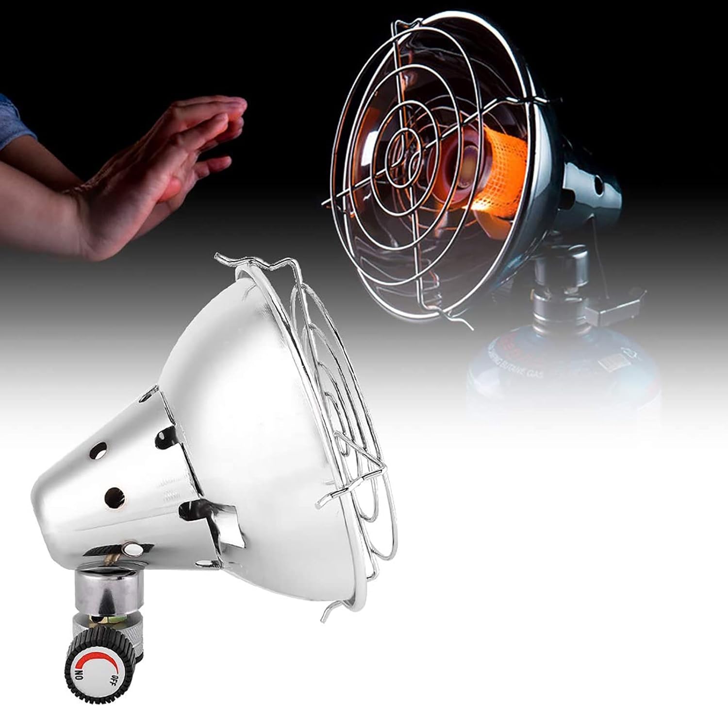 FAMYNGL Natural Gas Heater for Camping Tents