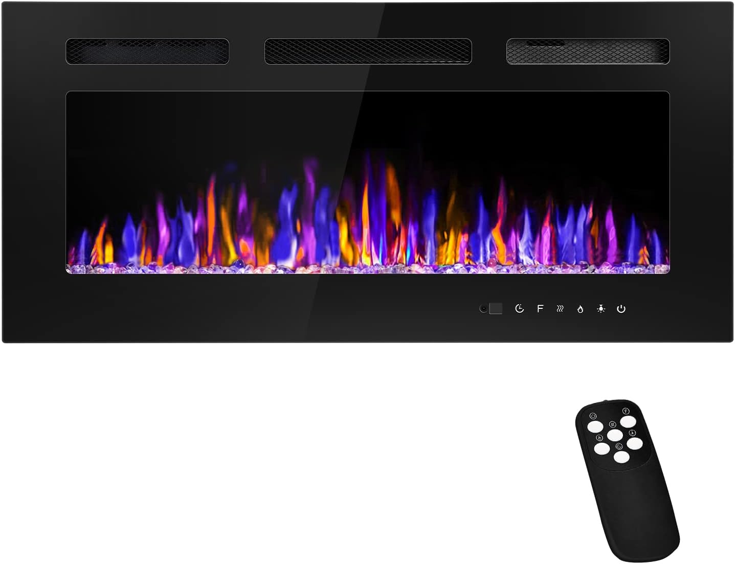BETELNUT 36 Electric Fireplace with Remote Control