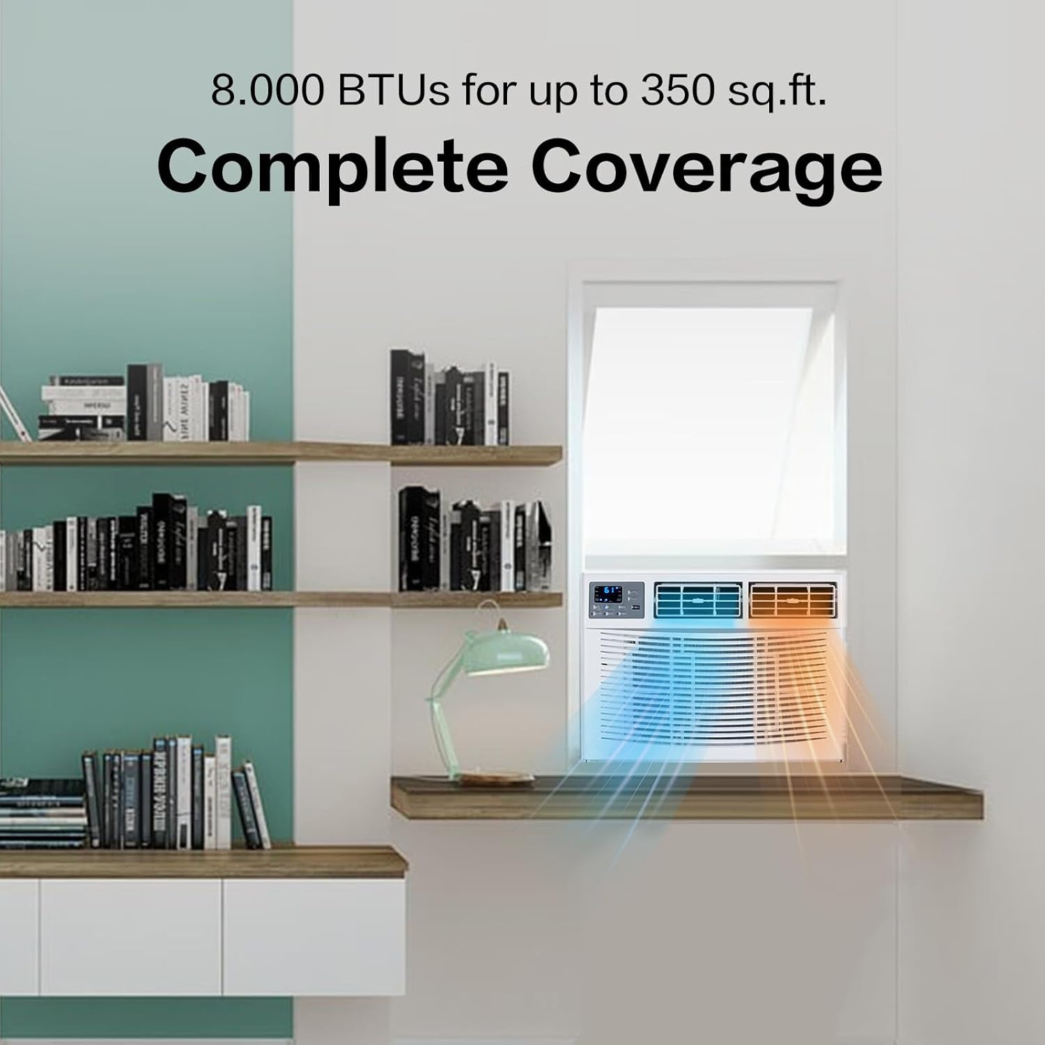 ROVSUN 8000 BTU Window AC Unit with Heat