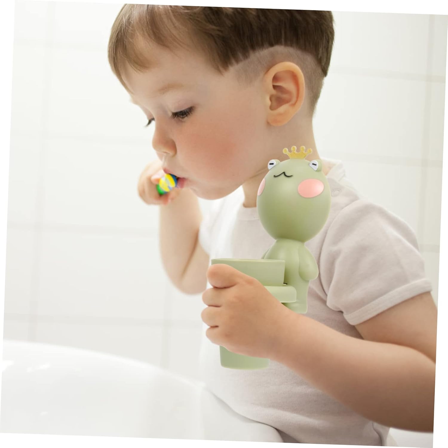 KONTONTY Cartoon Toothbrush Cup Holder