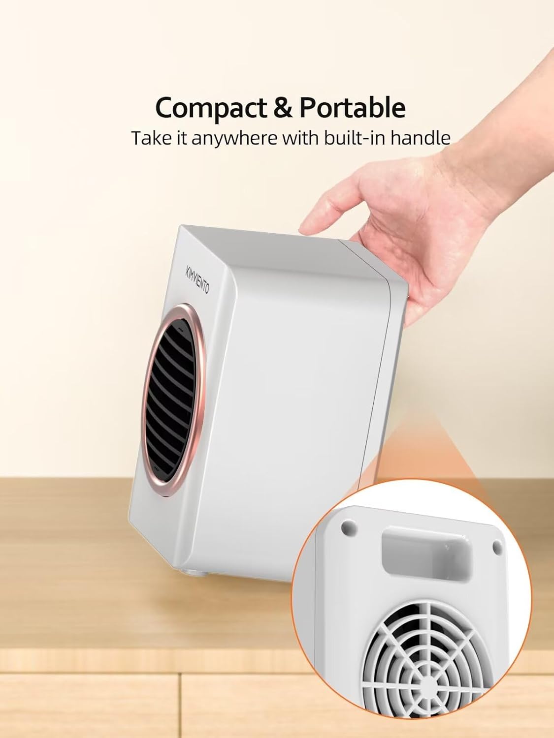 Kimviento Mini Space Heater 350W Portable Tent Heater