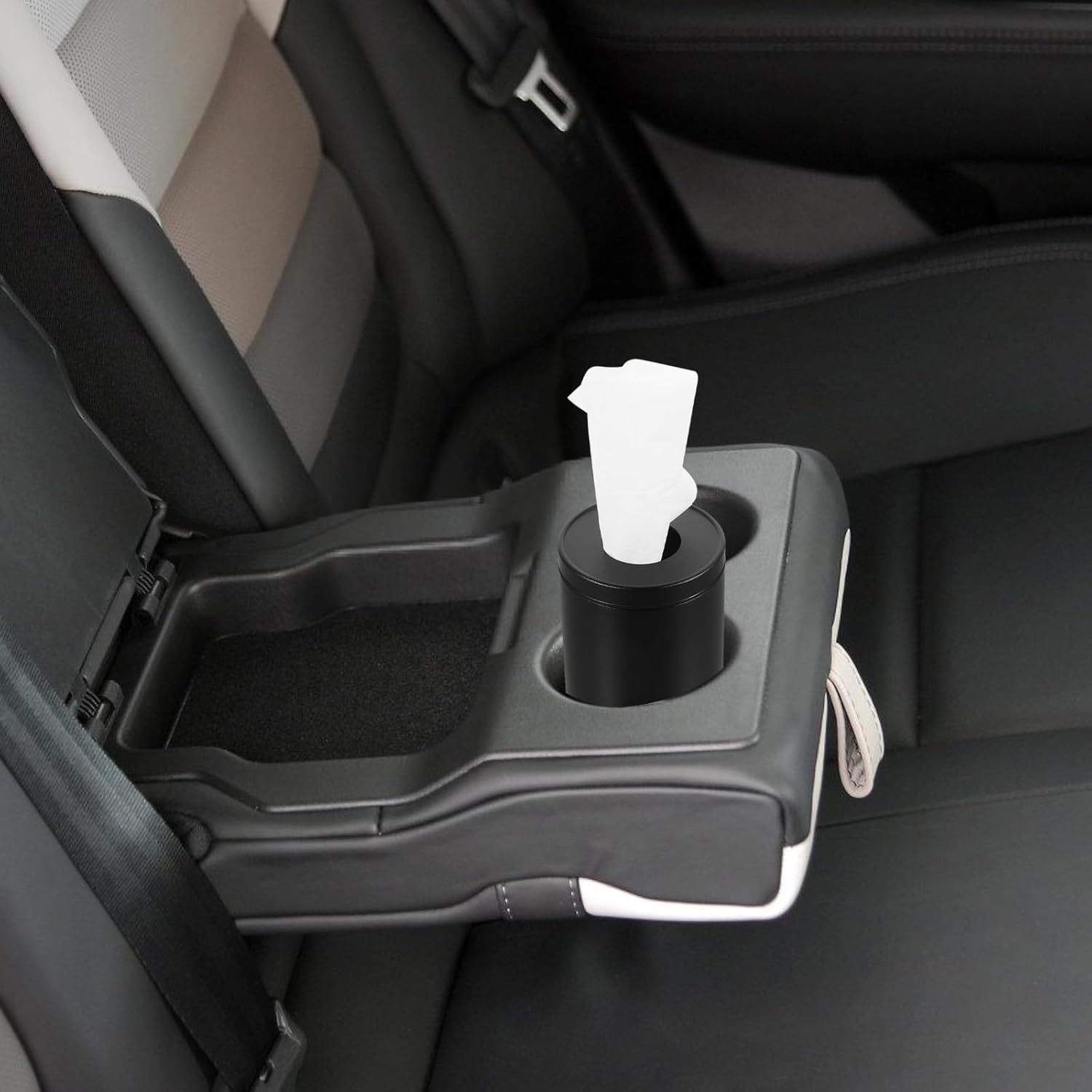Luxshiny Car Tissue Holder for Auto Cup Holder