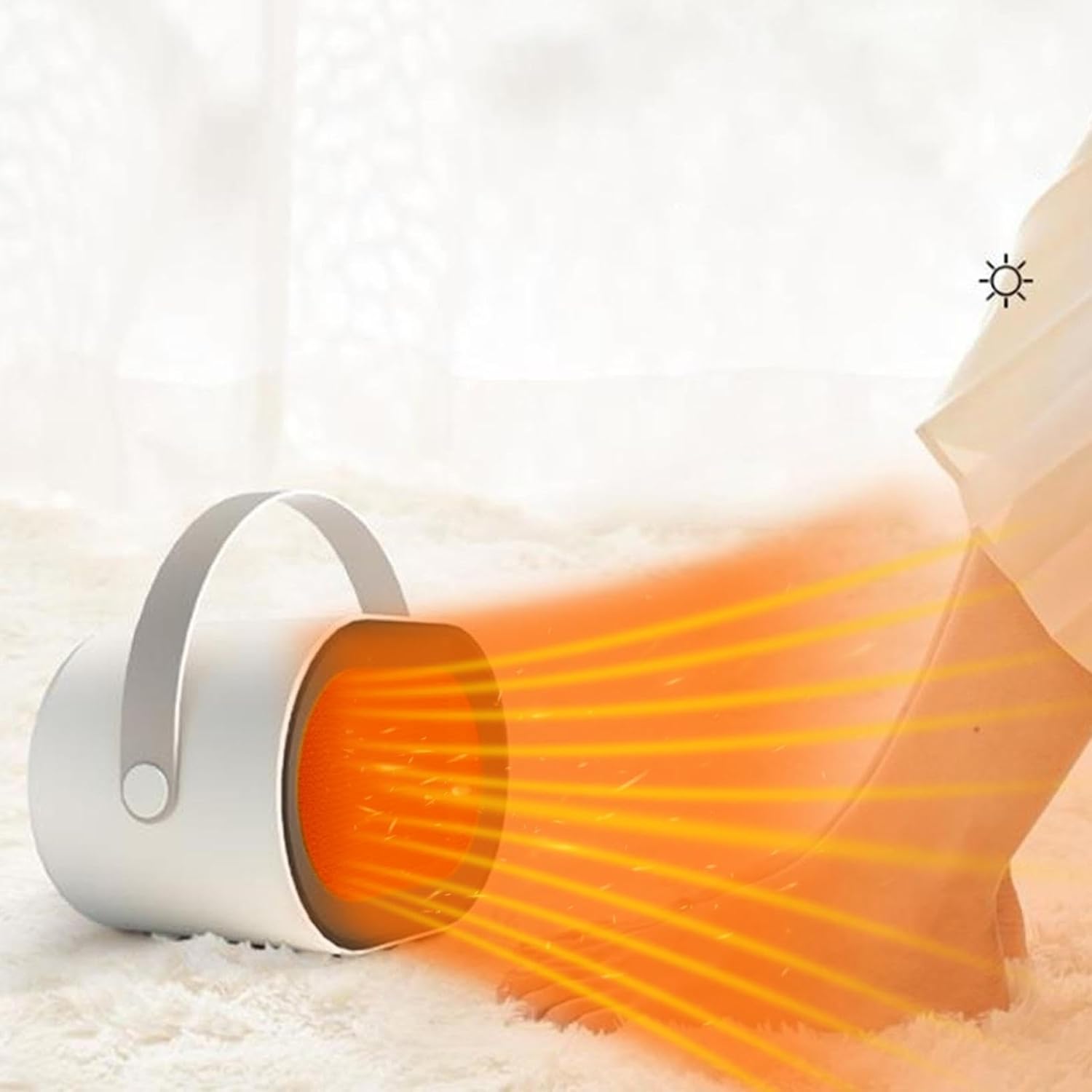 2024 New Space Heater with Timer and Temperature Control