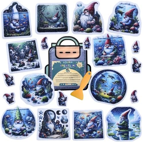 Non Slip Gnome Decals for Bathtubs 20 PCS Safety Stickers