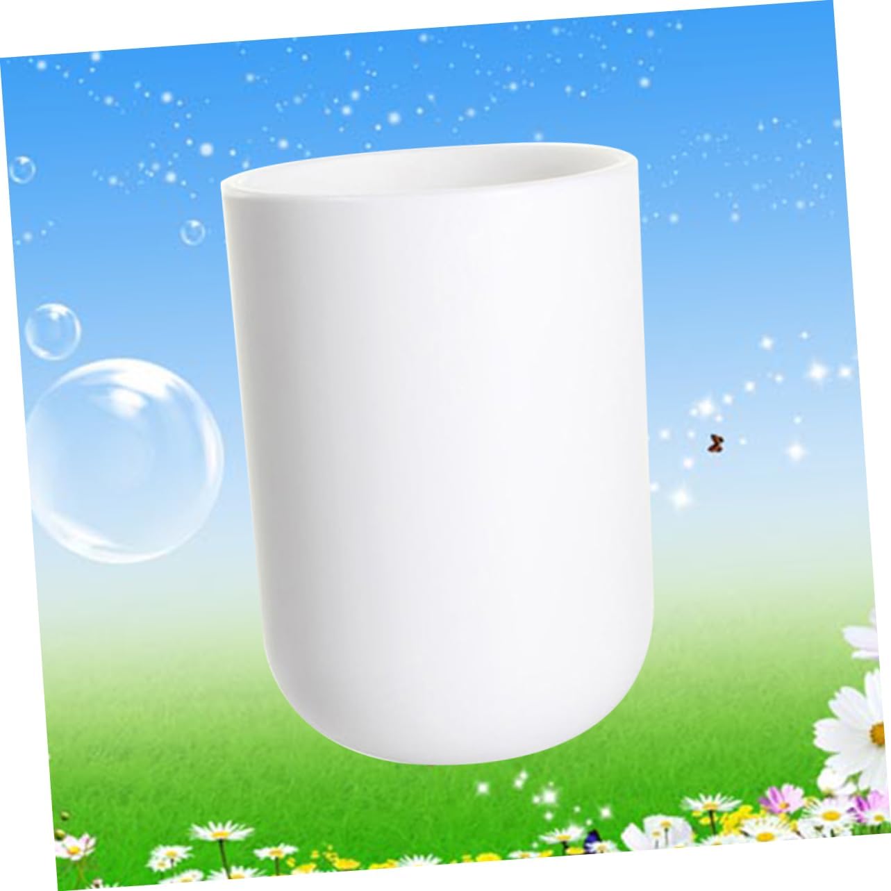 Cabilock PP Material Portable Mouthwash Cup with Japanese Style Design