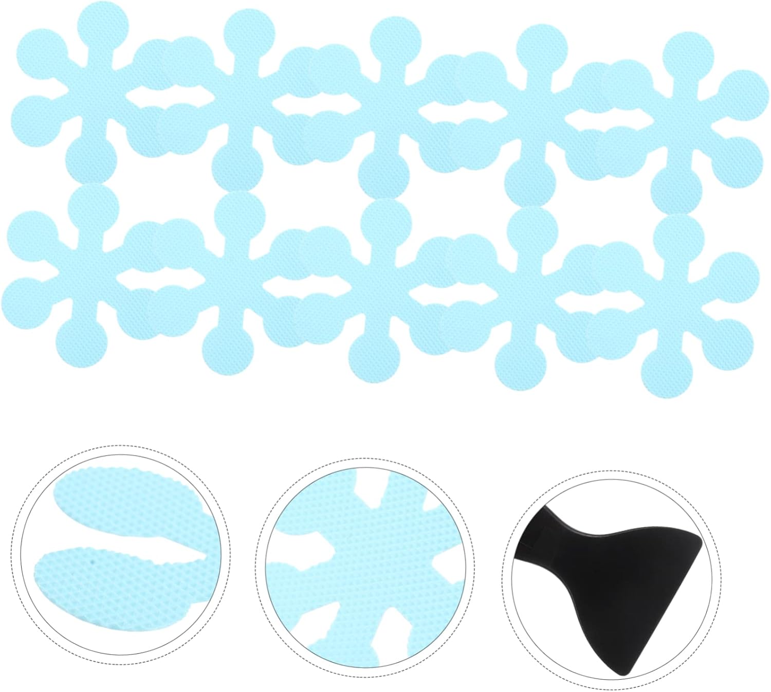 Mobestech Snowflake Non-Slip Bathtub Stickers