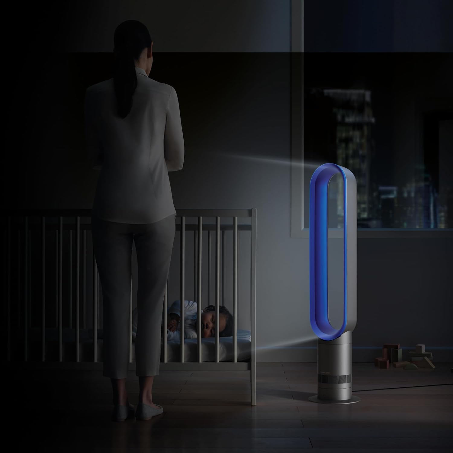 Dyson Cool AM07 Bladeless Tower Fan Iron Blue