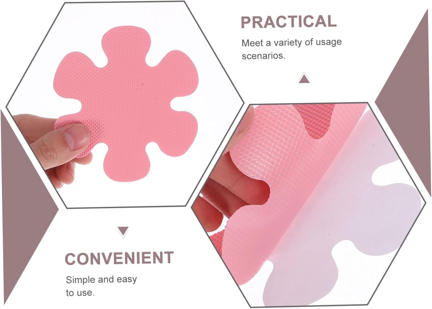 MAGICLULU Non-Slip Tub Shower Stickers for Bathroom Safety