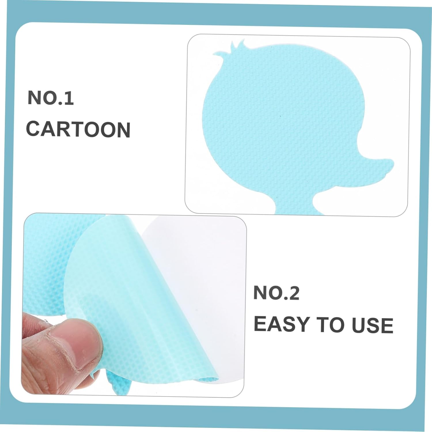 FONDOTIN 24pcs Non-Slip Bath Tub Stickers for Peva Material 1