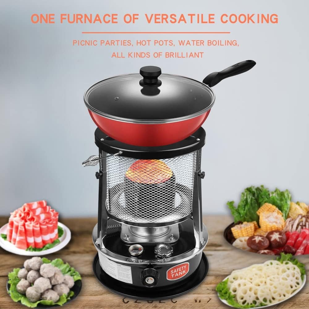 WEBUP Kerosene Heater 45L Portable Stainless Steel