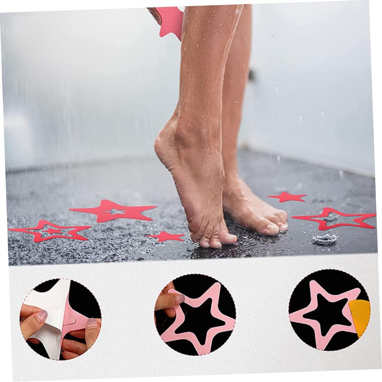 12Pcs Star Shape Non-Slip Bath Tub Decals