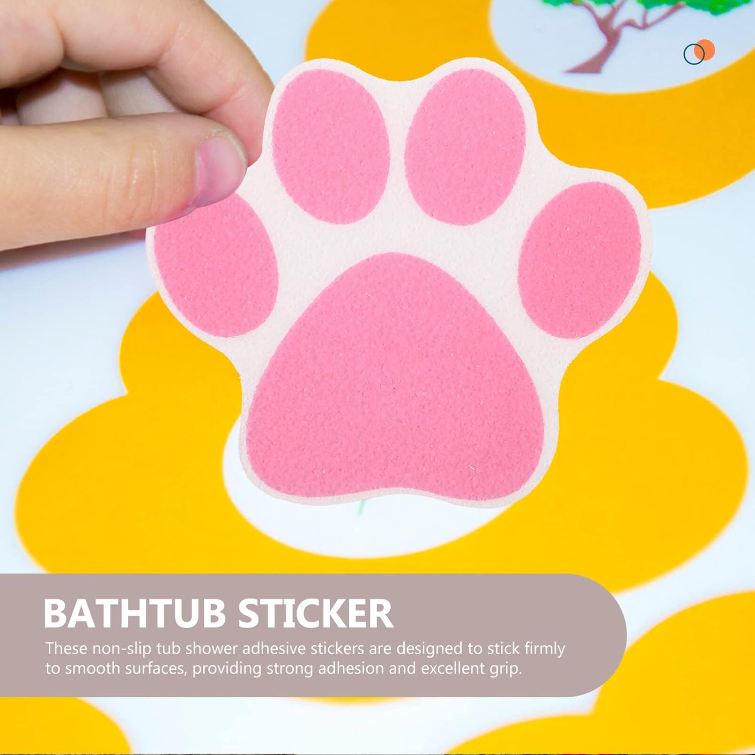 Kisangel Non-Slip Bathtub Stickers Set 10pcs for Safety and Style