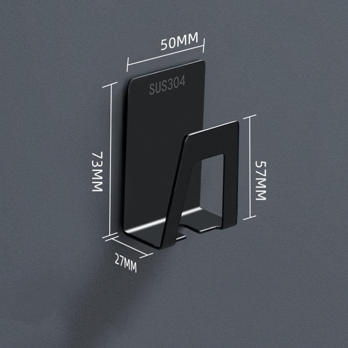 SOLUSTRE Wall Mounted Toothbrush Holder with Suction Cup