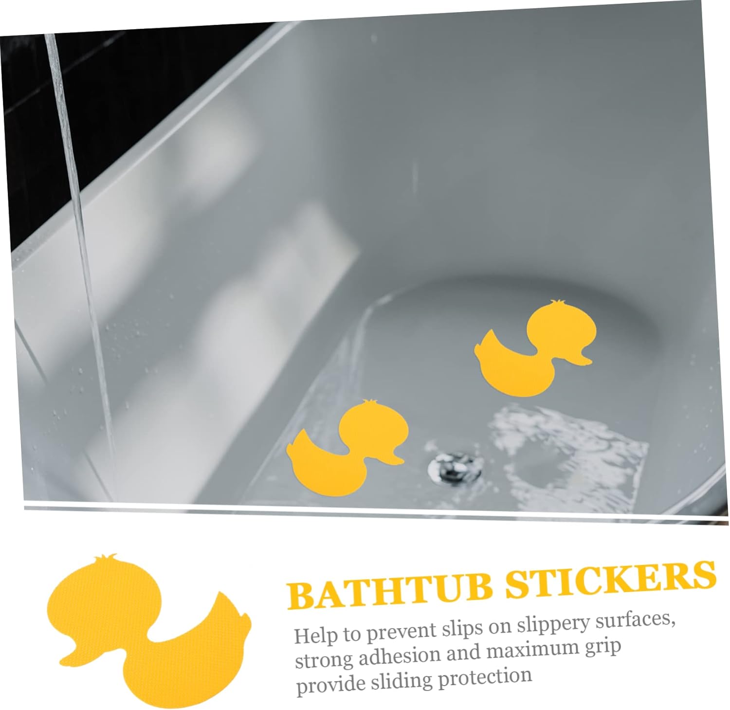 Hemobllo Non-Slip Bathtub Stickers with Anti-Skid Design