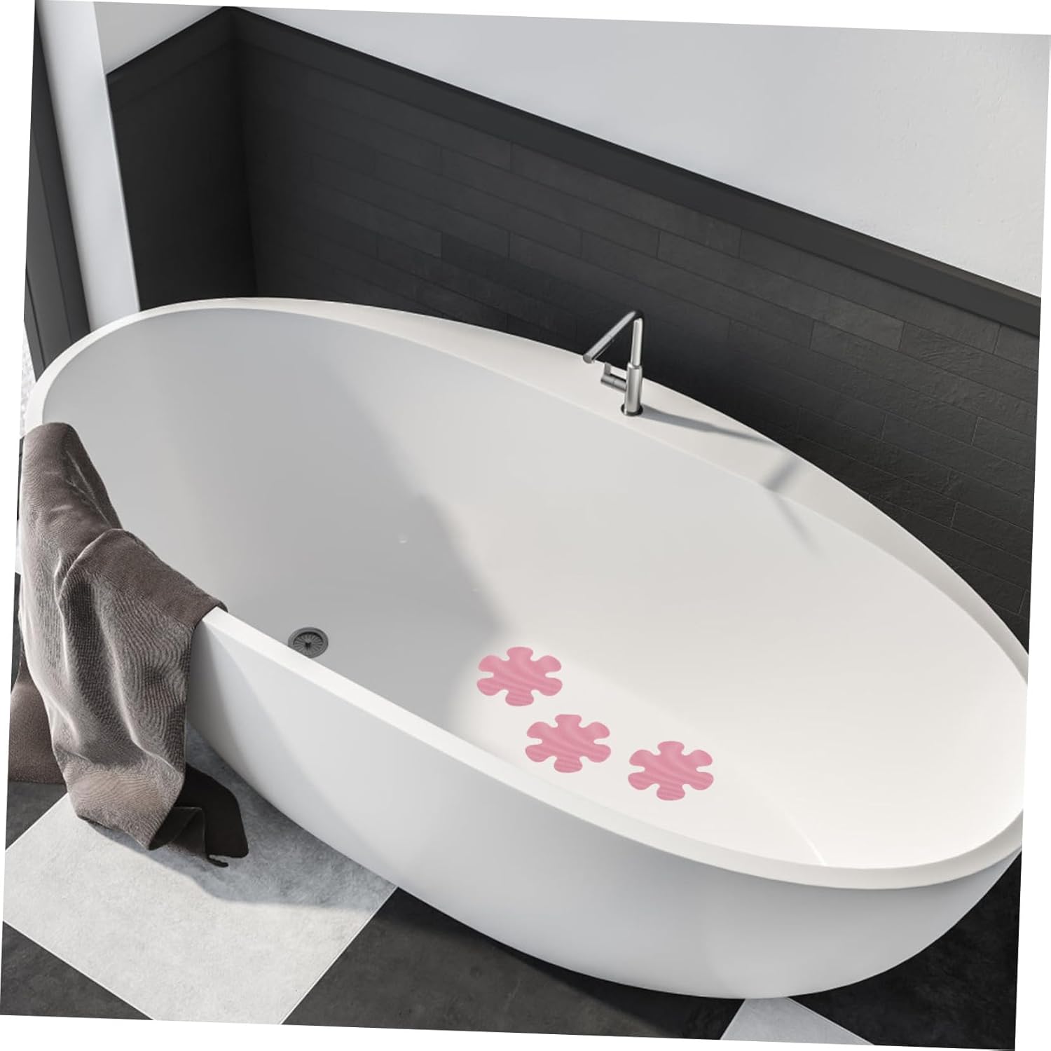MAGICLULU 20Pcs Non-Slip Flower Bathtub Stickers for Safety