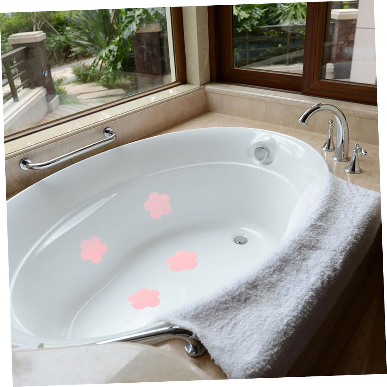 Veemoon 20pcs Non-Slip Bathtub Stickers Anti-Slip Decals